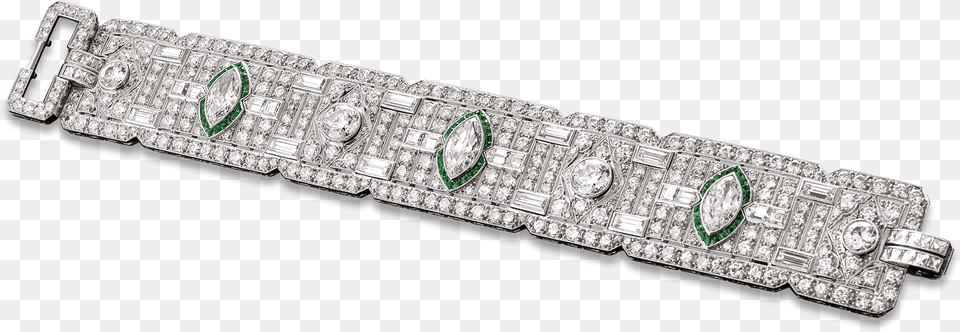 Art Deco Diamond And Emerald Bracelet Bling Bling, Accessories, Jewelry, Gemstone, Text Free Png