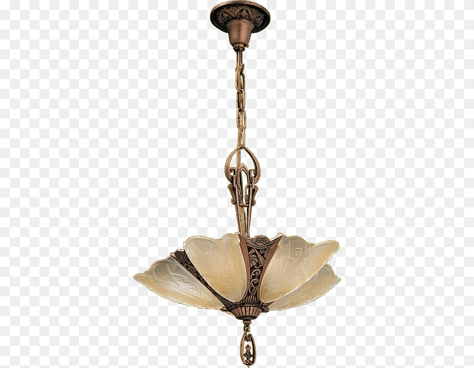 Art Deco Glass Slipper Chandelier For The Master Bath Chandelier, Bronze, Appliance, Ceiling Fan, Device Free Png