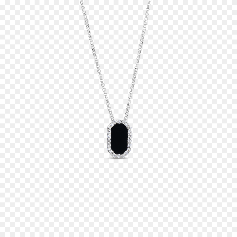 Art Deco Pendant With Diamonds And Black Jade In Italian Gold, Accessories, Jewelry, Necklace Png