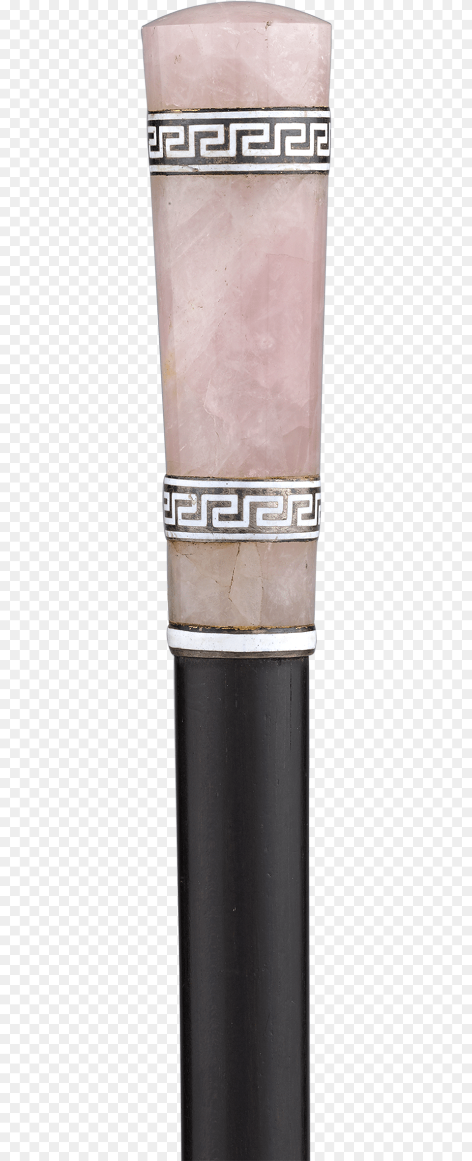 Art Deco Rose Quartz Cane Western Concert Flute, Stick Free Transparent Png