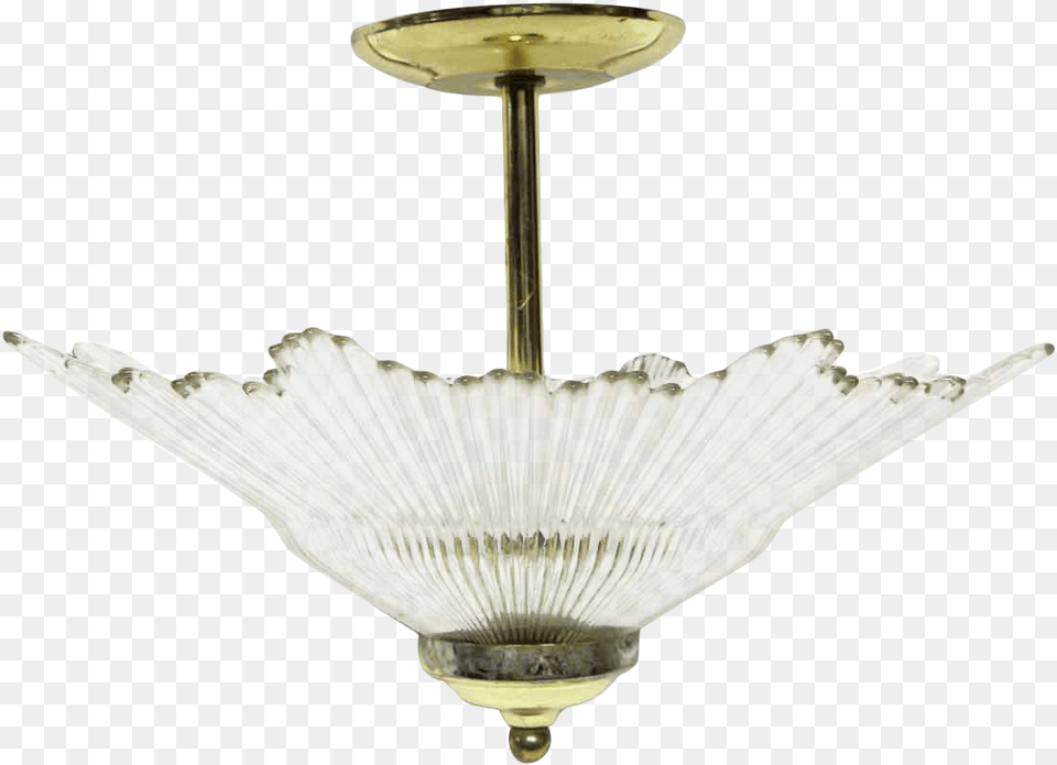 Art Deco Semi Flush Crystal Star Burst Light Chandelier, Lamp, Animal, Bird Free Transparent Png