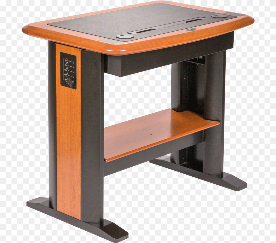 Art Deco Standing Desk, Furniture, Table, Mailbox, Wood Free Png Download