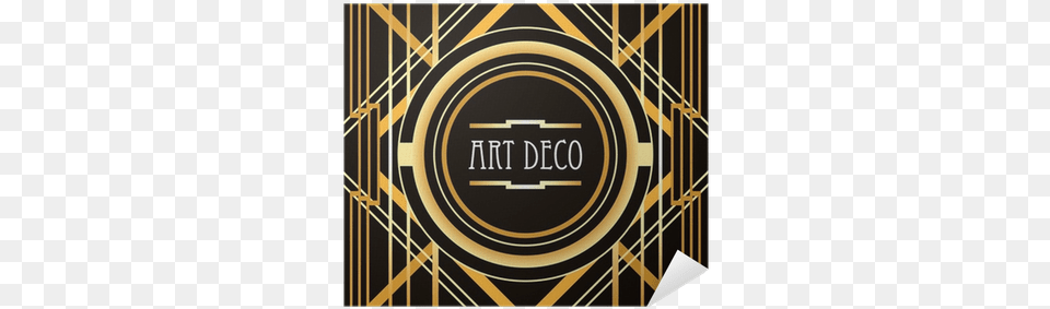 Art Deco Style Abstract Geometric Frame Poster Pixers Lano Company Bronze Brightening Luminizer, Blackboard, Logo Free Png