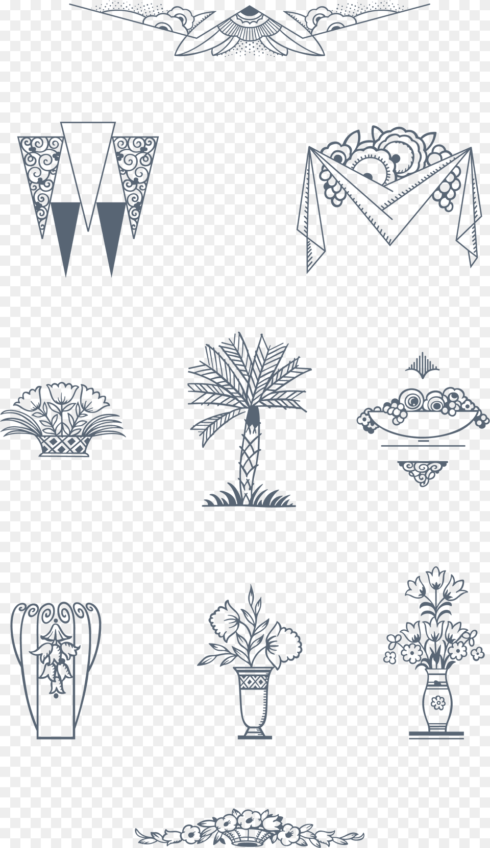 Art Deco Vector, Outdoors, Nature, Accessories, Diamond Free Png Download