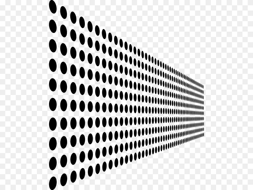Art Design Dots Perspective Dots Perspective, Gray Free Png Download