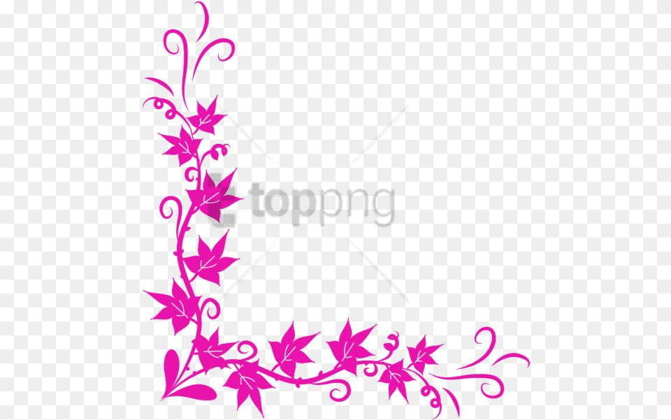 Art Design For Cover Page, Floral Design, Graphics, Pattern, Purple Free Png Download