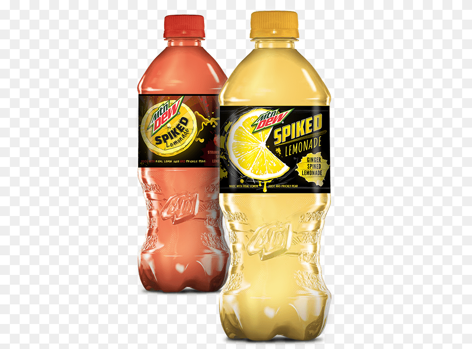 Art Direction Conceptual Thinker Packaging Design Mountain Dew Spiked Lemonade, Beverage, Bottle, Pop Bottle, Soda Free Transparent Png