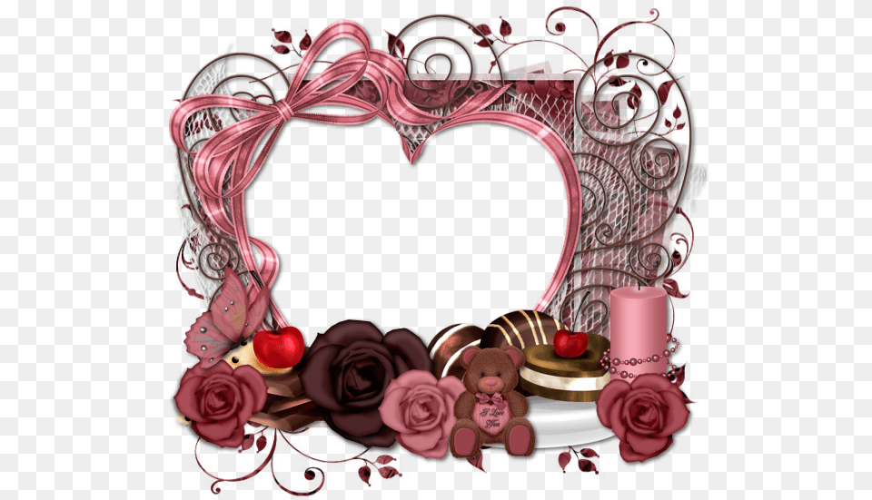Art E Tutos Choco Borders And Frames For Love, Flower, Plant, Rose Png
