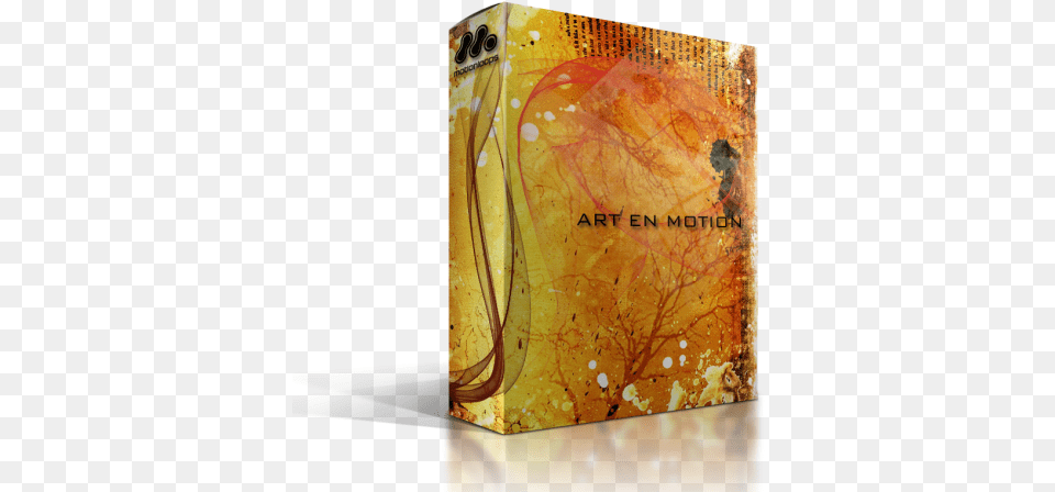 Art En Motion Abstract Art, Book, Publication, Bottle, Cosmetics Png Image