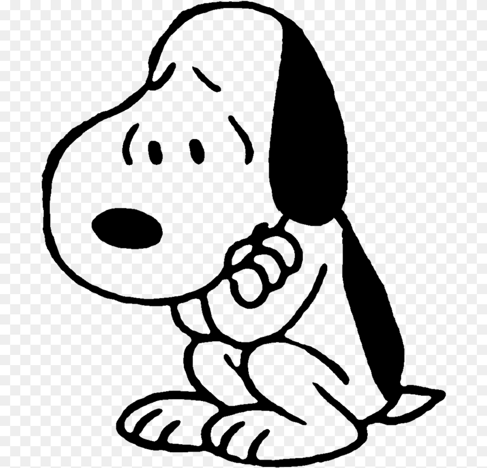 Art Exclusive Sadness By Bradsnoopy Sad Snoopy, Gray Free Png