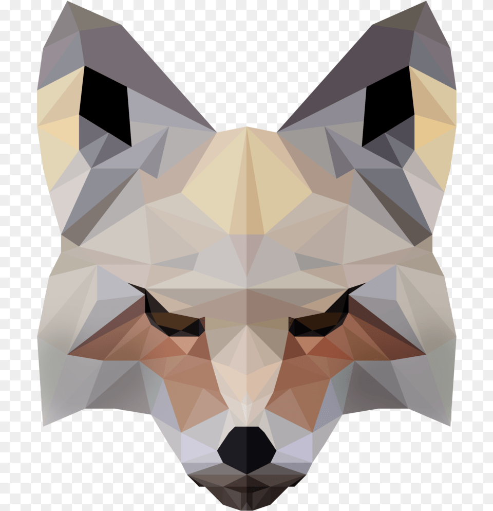 Art Fox Poly Low Animal Digital Hq Image Transparent Low Poly Animal, Canine, Kit Fox, Mammal, Wildlife Png