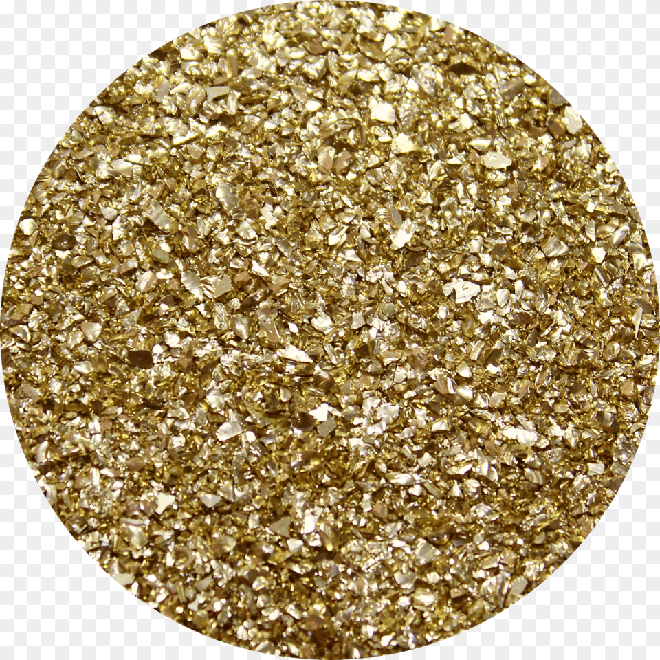 Art Glitter Cuttings 1 Oz Circle, Gold Png Image