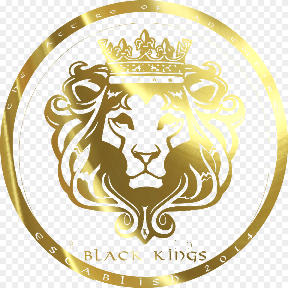 Art Gold Lion Logo, Emblem, Symbol, Person, Face Free Png