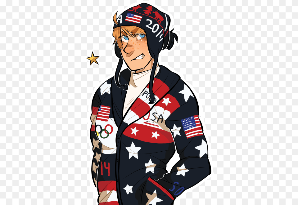 Art Hetalia Aph Aph America I Love Him So Much Alfred, Clothing, Coat, Jacket, Adult Png Image