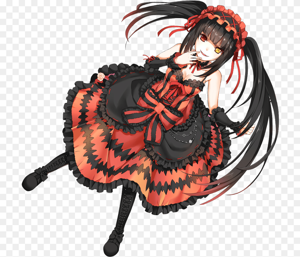 Art Id Date A Live Transparent Kurumi Clock, Book, Comics, Publication, Adult Png