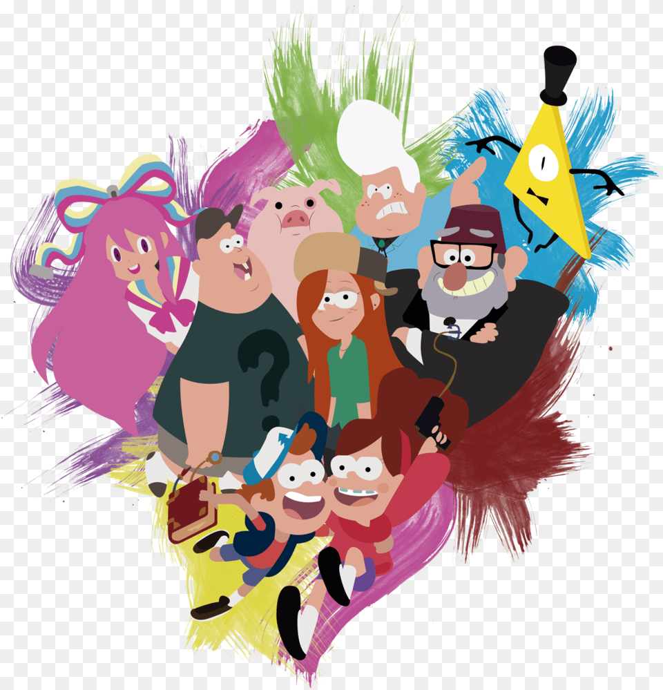 Art Id Gravity Falls Vector Art, Graphics, People, Person, Collage Free Png