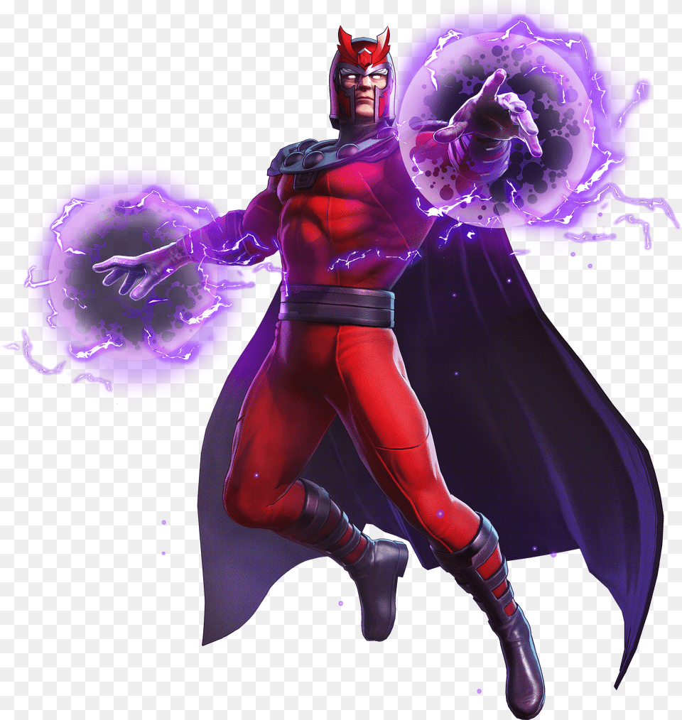 Art Id Marvel Ultimate Alliance 3 Magneto, Purple, Adult, Publication, Person Free Png