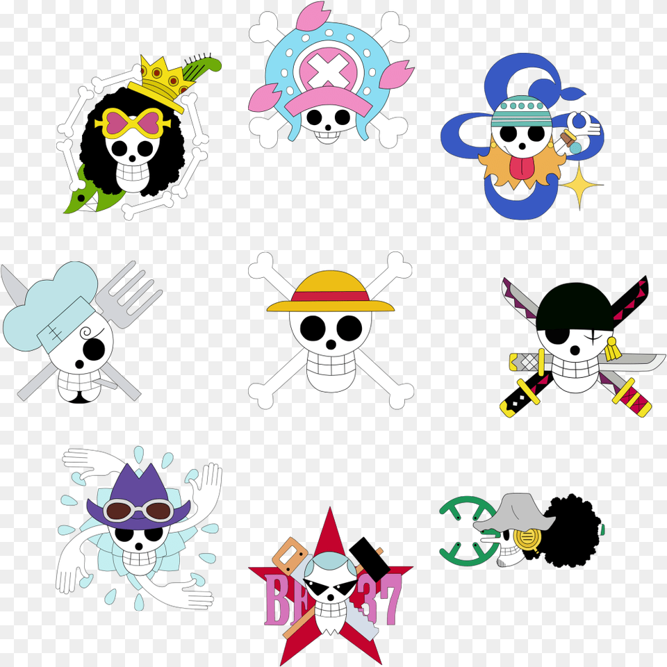 Art Id One Piece Crew Jolly Rogers, Baby, Person, Pirate, Face Free Transparent Png