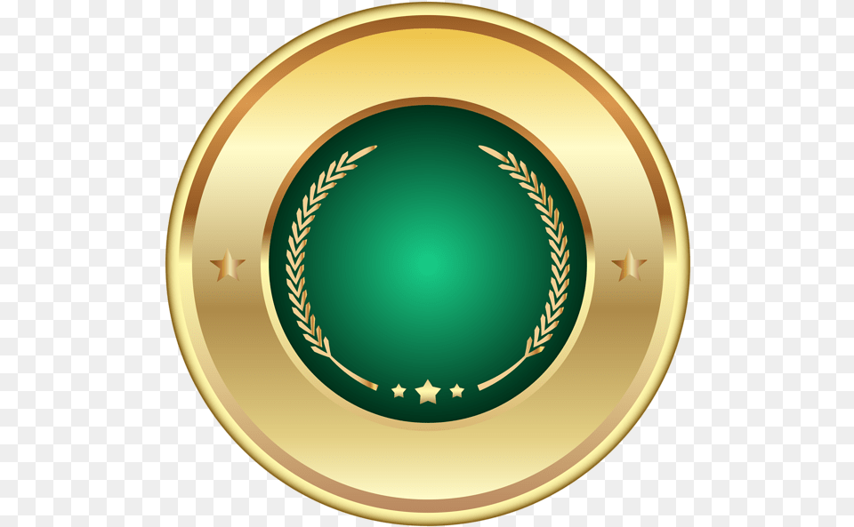 Art Images Adobe Illustrator Round Frame Boarders Transparent Circle Ribbon, Gold, Disk Free Png Download