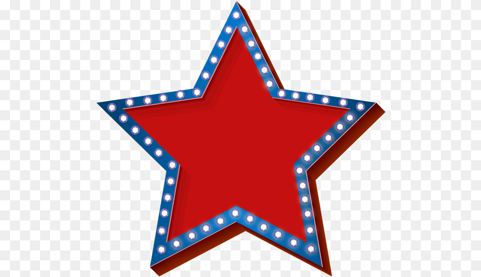 Art Images Starfish July 4th Clip Art Symbols Star With Lights Clipart, Star Symbol, Symbol, Blackboard Png Image