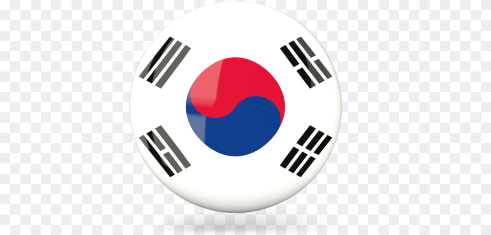 Art Korea Flag Round, Ball, Football, Soccer, Soccer Ball Png