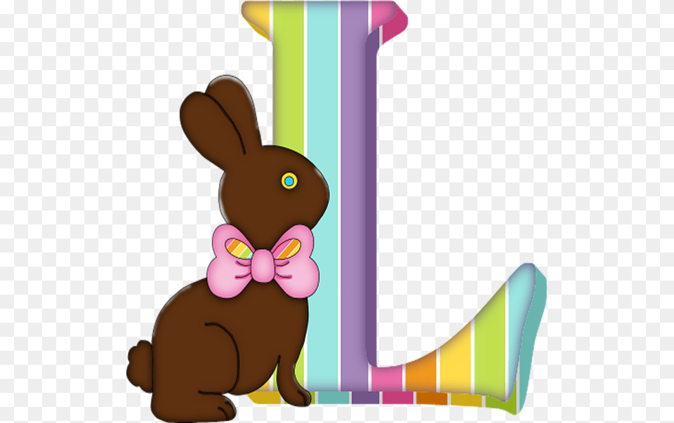 Art Letter L Chocolate Clipart Download Letter E For Easter, Animal, Mammal, Rabbit, Electronics Free Transparent Png