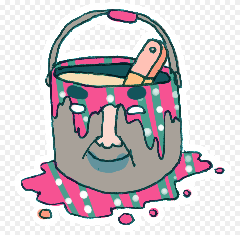 Art Ll Icon, Bucket, Baby, Person, Face Free Transparent Png