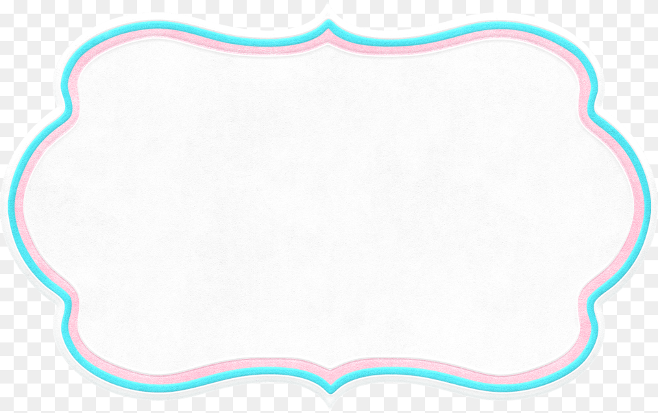 Art Material System Writing Border Cloud Clipart Pink And Blue Border Clipart, Paper, Sticker Png
