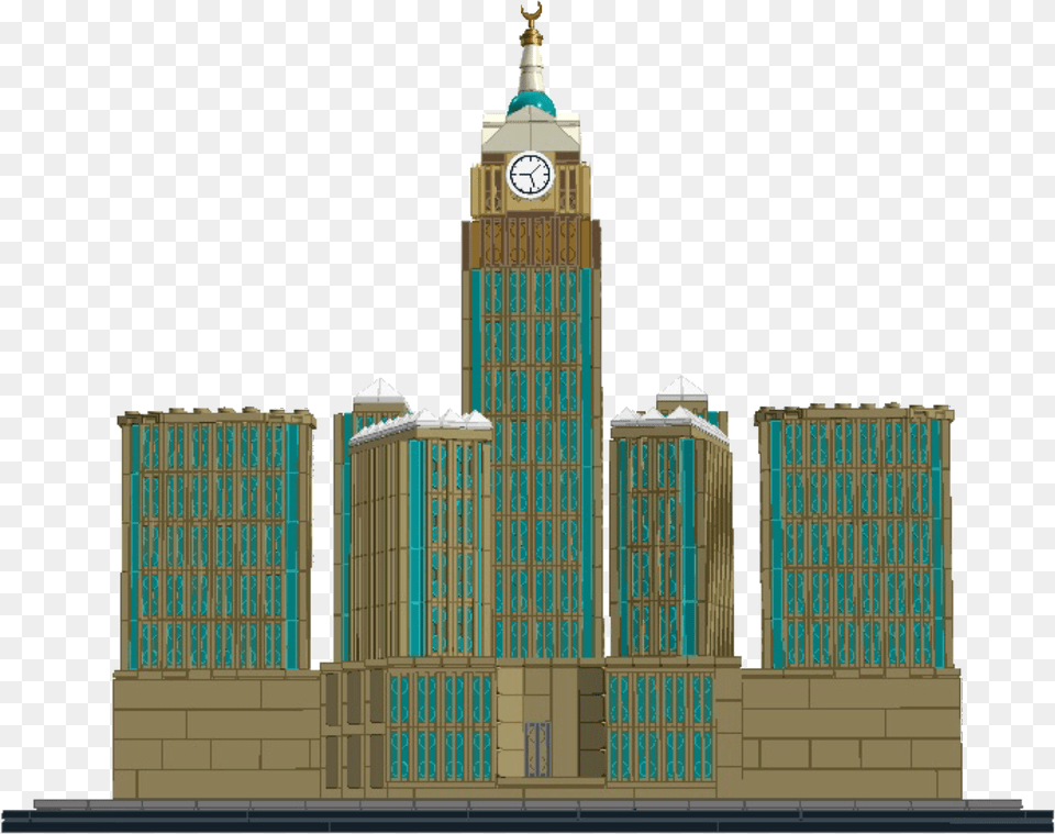 Art Mecca Watchtower Saudi Saudi Arabia Arabic Tower Block, Architecture, Building, Clock Tower, City Free Png