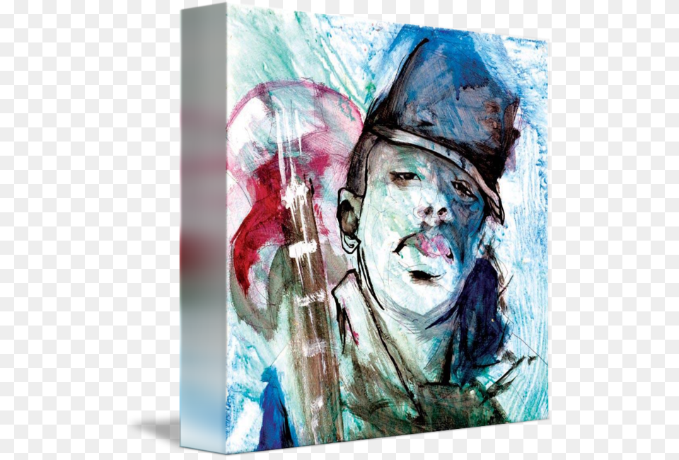Art Modern Watercolor Paint Portrait Acrylic Painting Watercolor Paint, Adult, Man, Male, Person Free Png