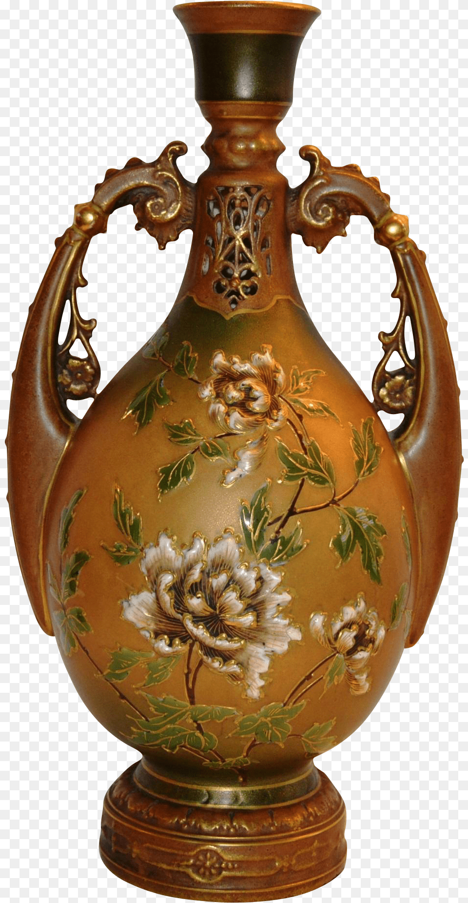 Art Nouveau Amphora Porcelain Vase Ernst Wahliss Austria Wahliss Turn Amphora Vase, Pottery, Jar, Jug, Adult Free Png