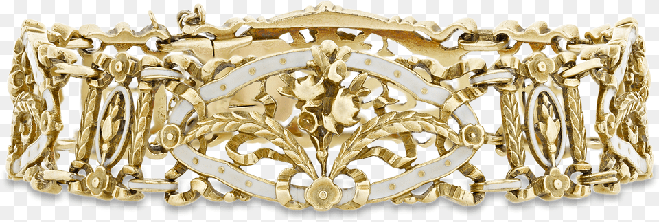 Art Nouveau Bracelet By Lucien Gautrait Bracelet, Accessories, Jewelry, Gold, Ornament Free Png Download