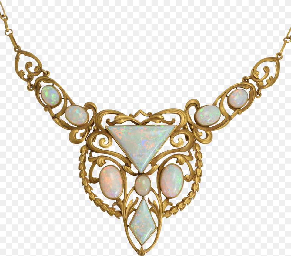 Art Nouveau C Necklace, Accessories, Jewelry, Gemstone, Diamond Free Png