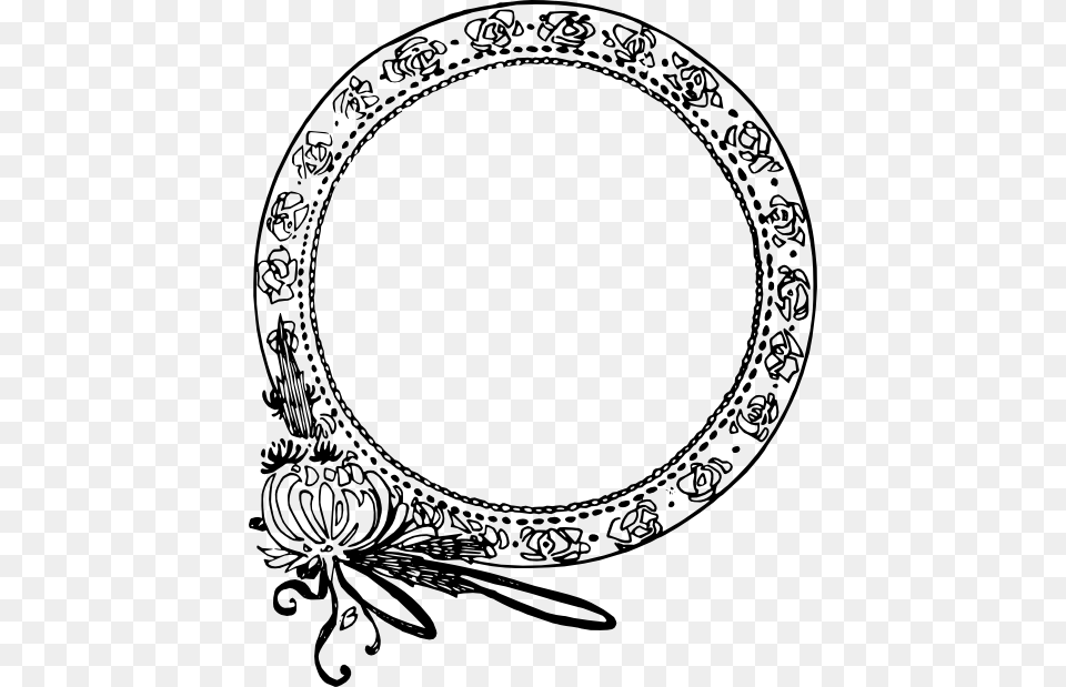 Art Nouveau Circle Drawing, Oval, Floral Design, Graphics, Pattern Png