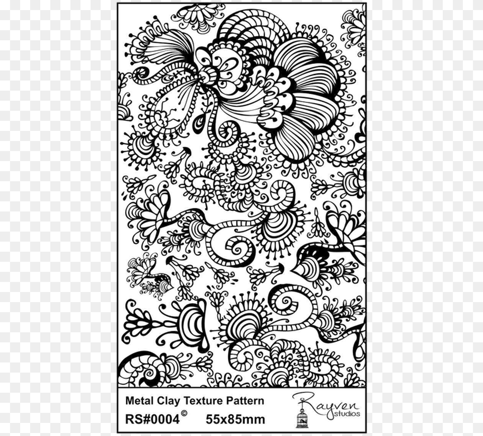 Art Nouveau Doodle, Drawing, Floral Design, Graphics, Pattern Free Png Download