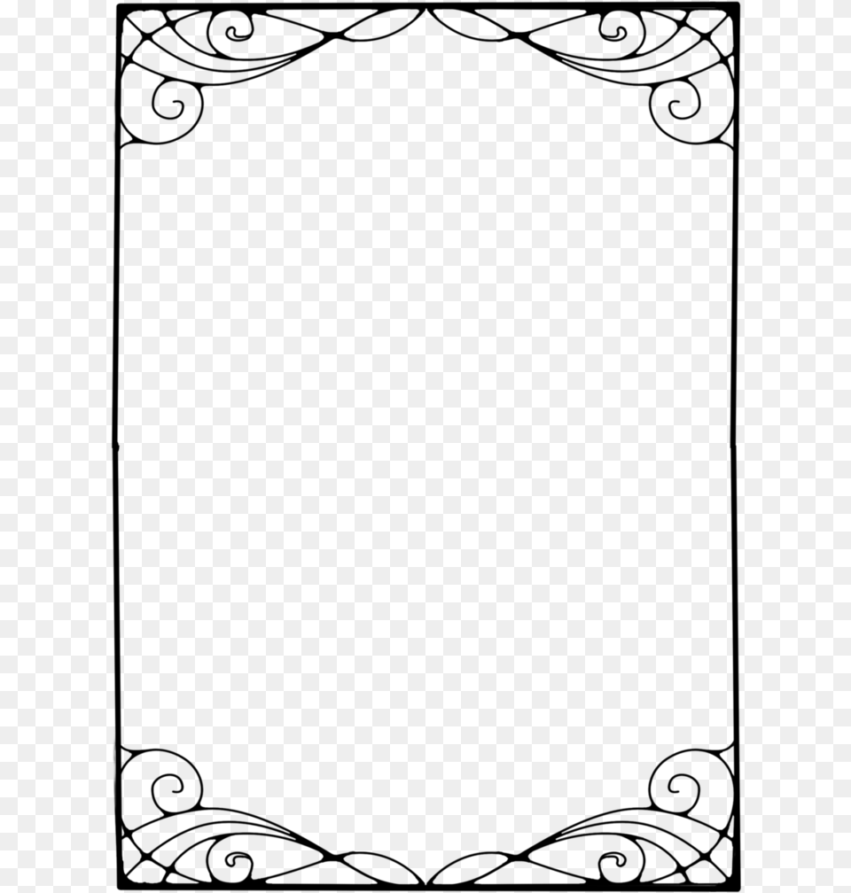 Art Nouveau Frame Clipartsco Frame Art Deco, Gray Free Png