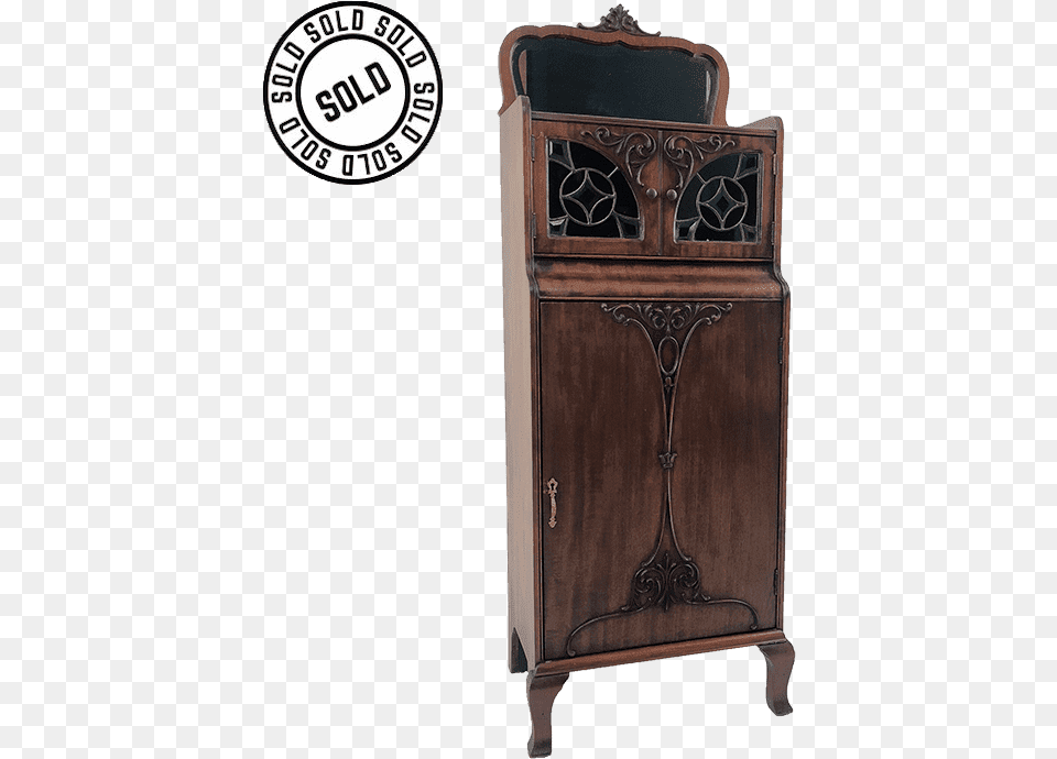 Art Nouveau Music Cabinet Asean Federation Of Cardiology, Closet, Cupboard, Furniture, Sideboard Png