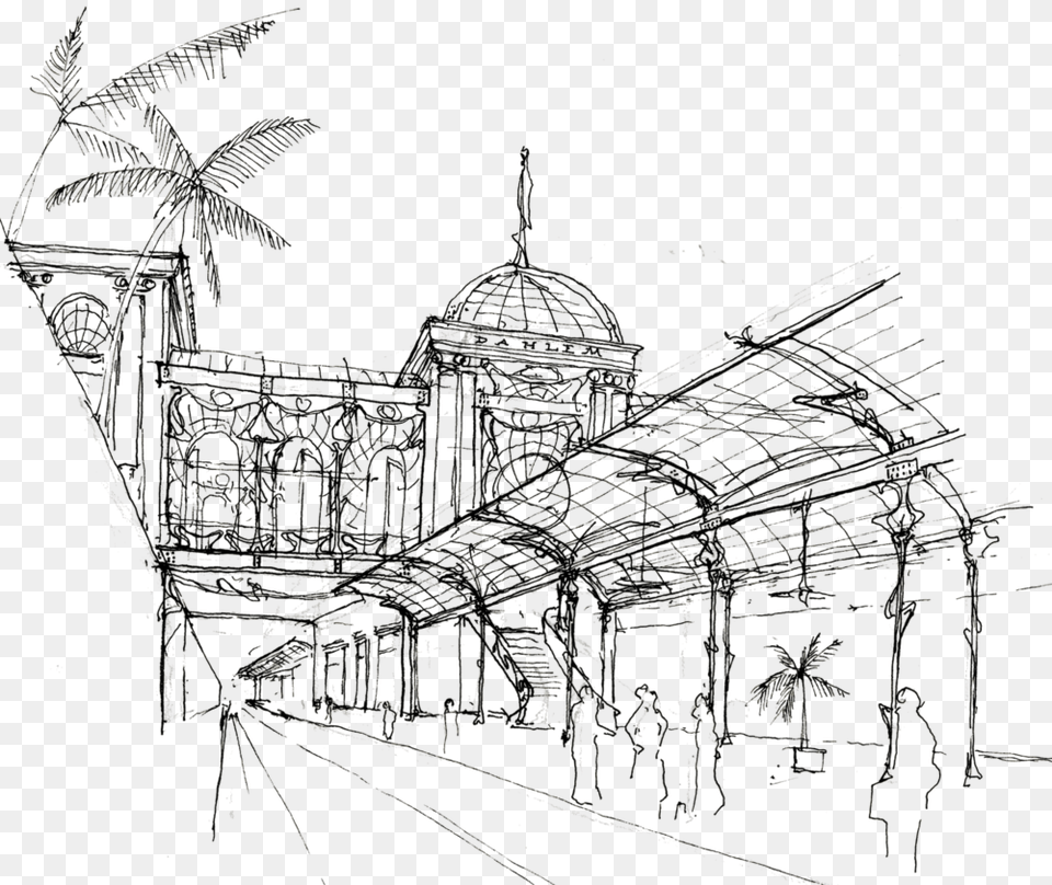 Art Nouveau Places, Architecture, Building, Doodle, Drawing Free Transparent Png