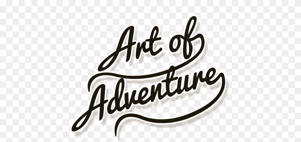 Art Of Adventure, Calligraphy, Handwriting, Text, Bulldozer Free Png