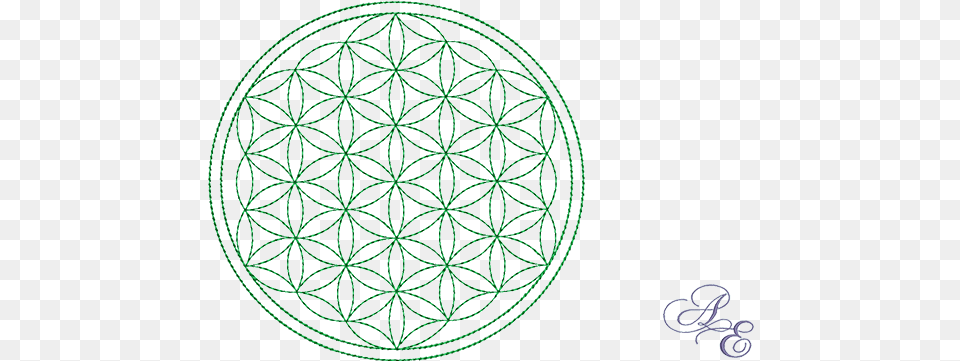 Art Of Embroidery Flower Of Life Large Machine Flower Of Life Small, Pattern, Stitch Free Png Download