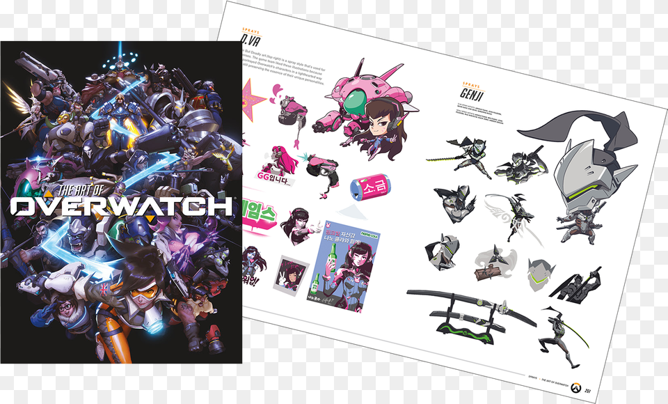 Art Of Overwatch Pdf, Publication, Book, Comics, Graphics Free Png