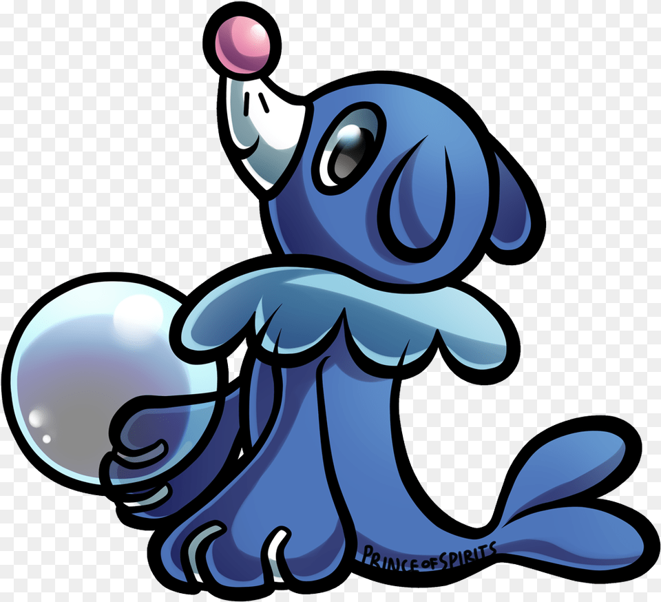 Art Of The Alolan Starters And Their Final Evolutions Popplio Transparent Cute Fan Art, Juggling, Person, Baby Free Png