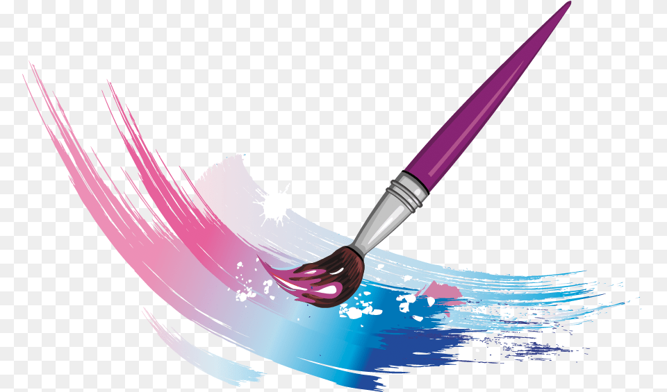Art Paint Brush Vector, Device, Tool, Blade, Dagger Png Image