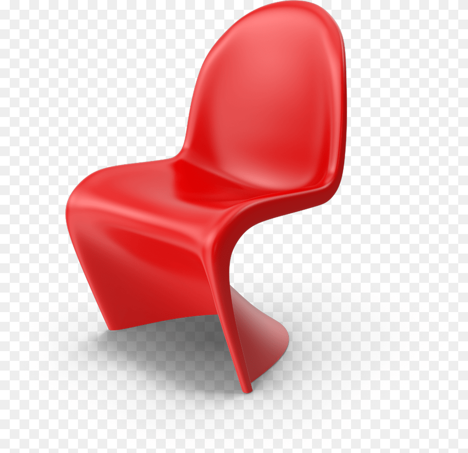 Art Red Chair 3d Art Freetoedit Retro Remixme, Furniture, Armchair Free Png Download