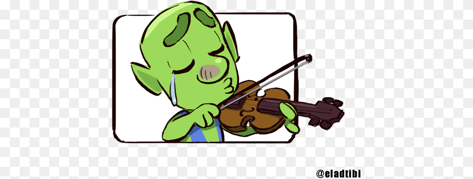 Art Sad Violin Musical Emotes Clashroyale Cartoon Playing Sad Violin, Musical Instrument, Baby, Person Free Transparent Png