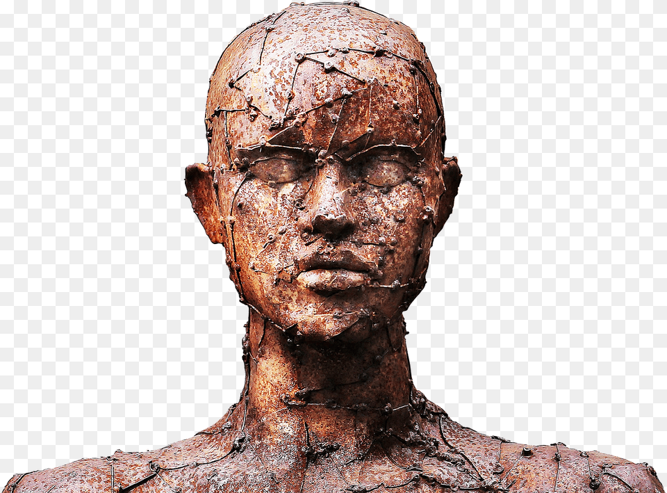 Art Sculpture Scrap Sculpture Photo, Adult, Male, Man, Person Png Image