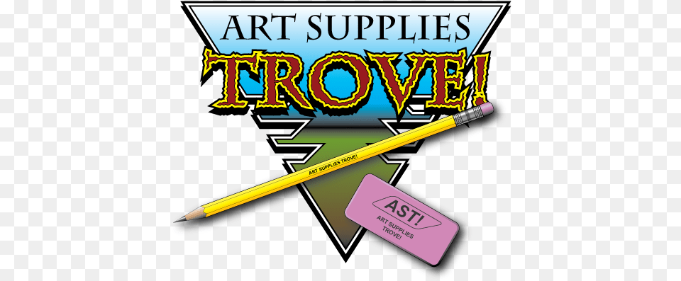 Art Supplies Trove Horizontal, Pencil, Pen Png Image