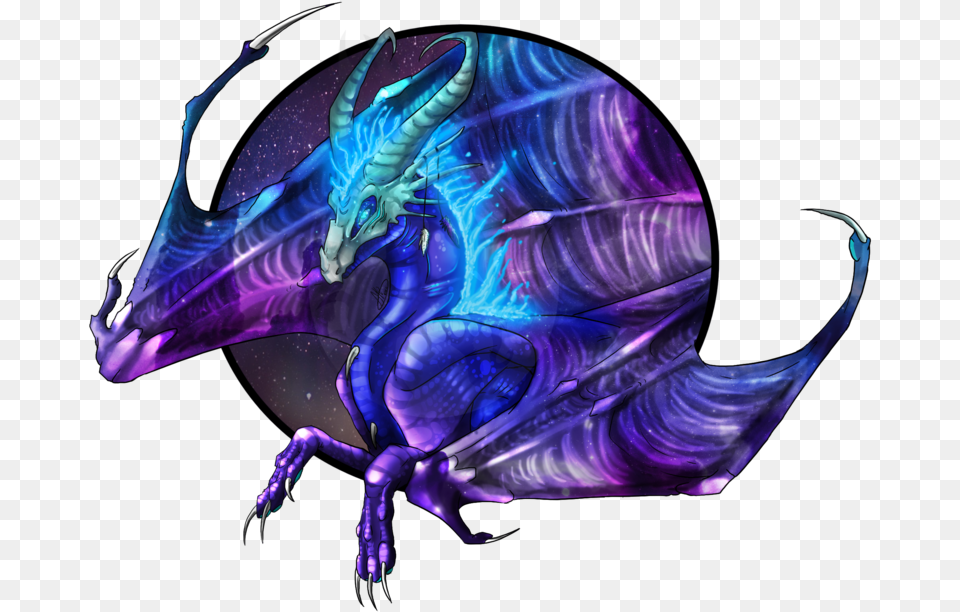 Art Trade Lucidious By Dark Spine Dragon D6hjgx6 Purple And Blue Dragon, Adult, Female, Person, Woman Free Png Download