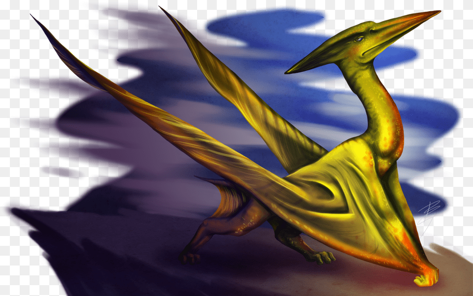 Art Trade Pterodactyl Illustration, Dragon, Animal, Bird Png