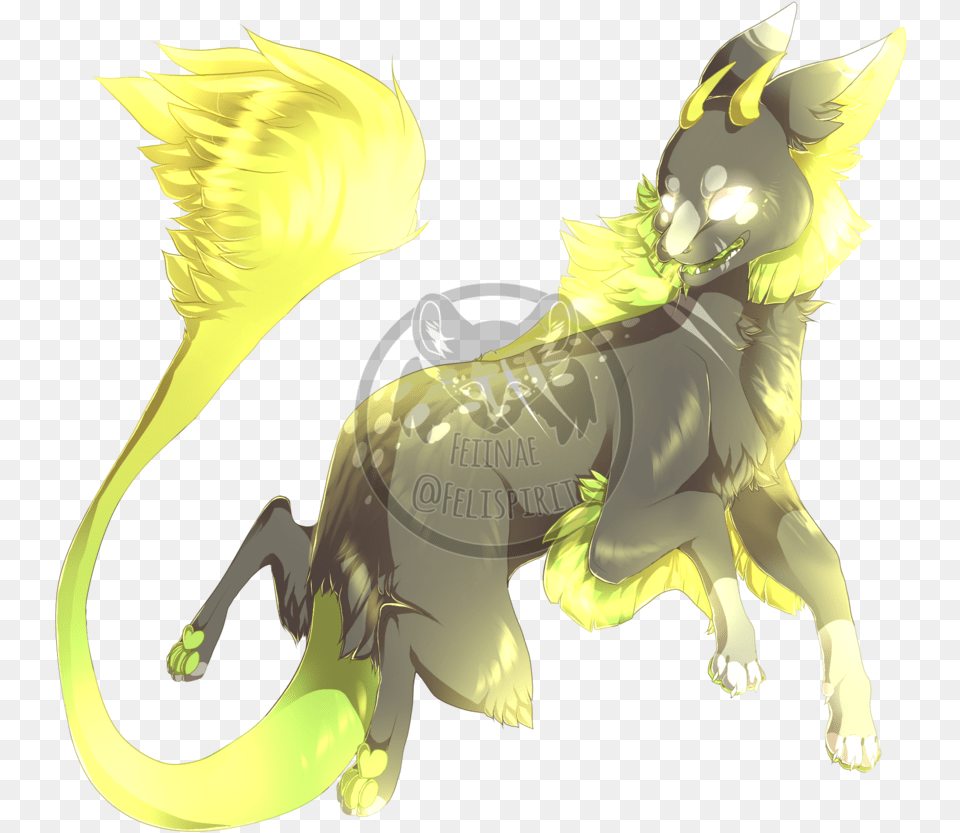 Art Trade With Ghosti Leafe Trade, Person, Animal, Mammal, Wolf Free Png